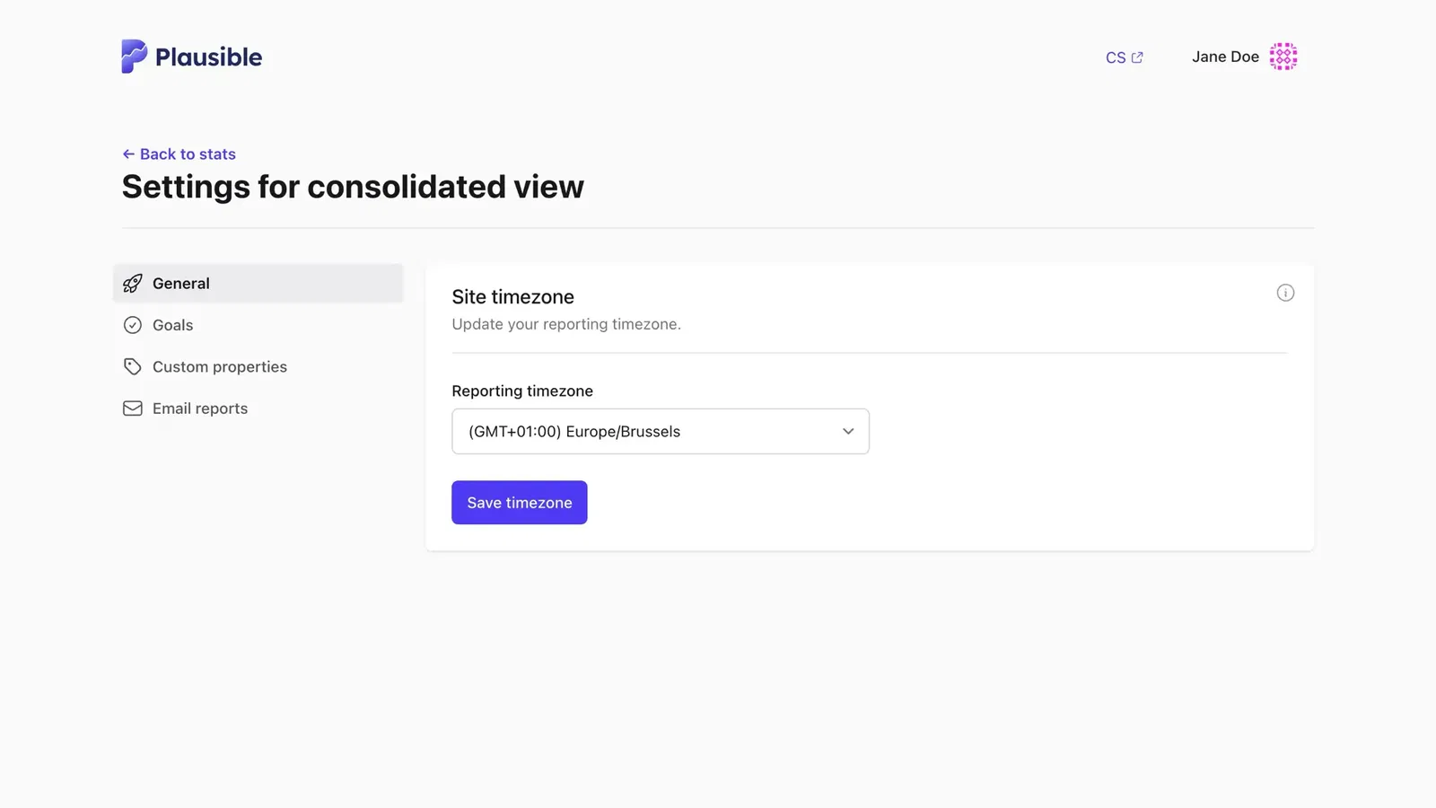 Consolidated traffic view