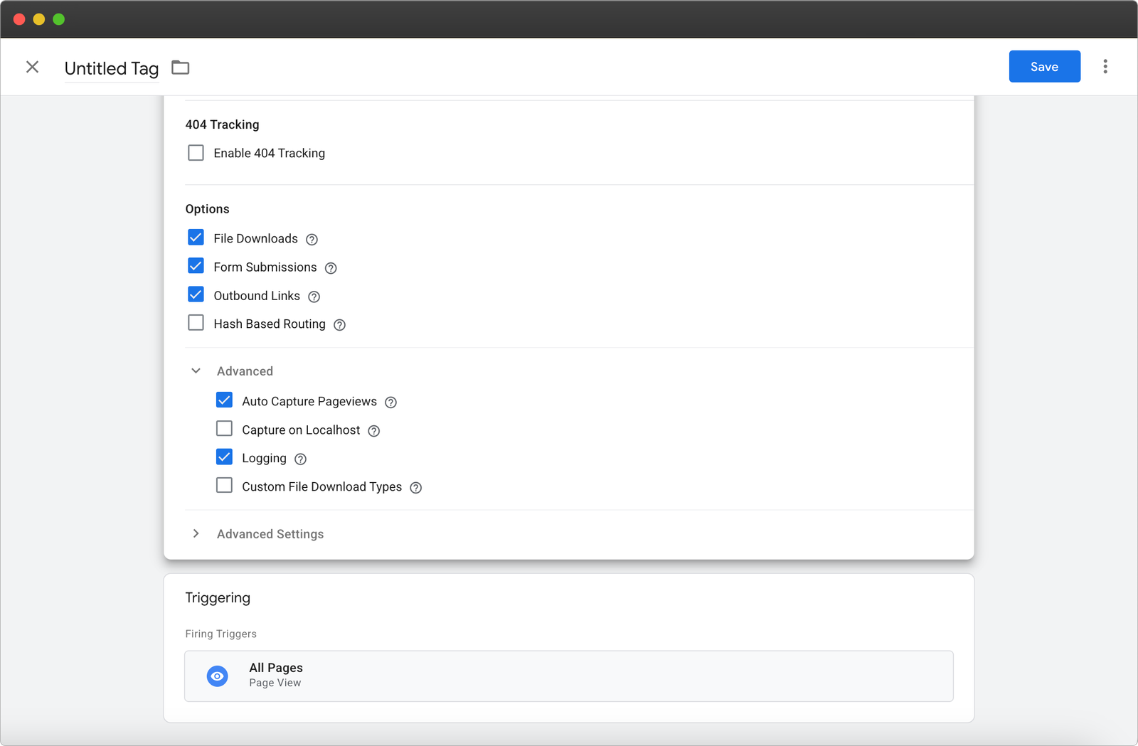 init-tag-settings